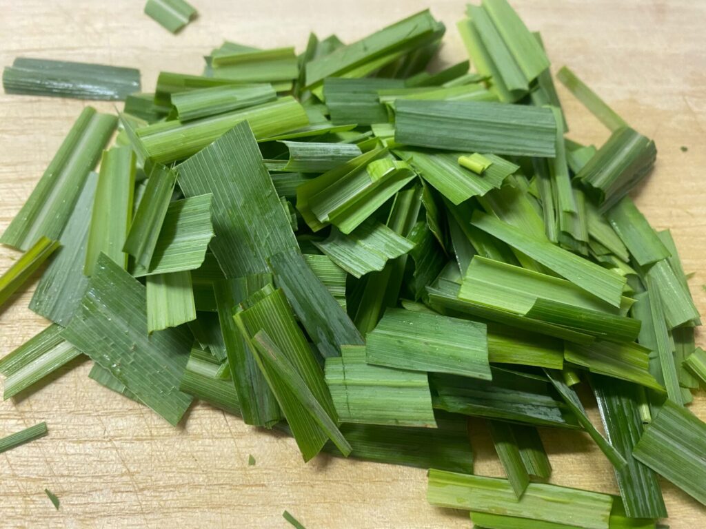 レモングラスの葉っぱの画像