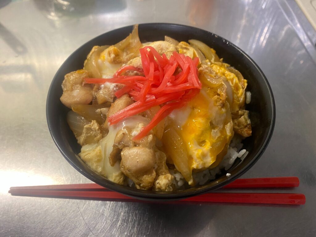 自家製の親子丼の画像