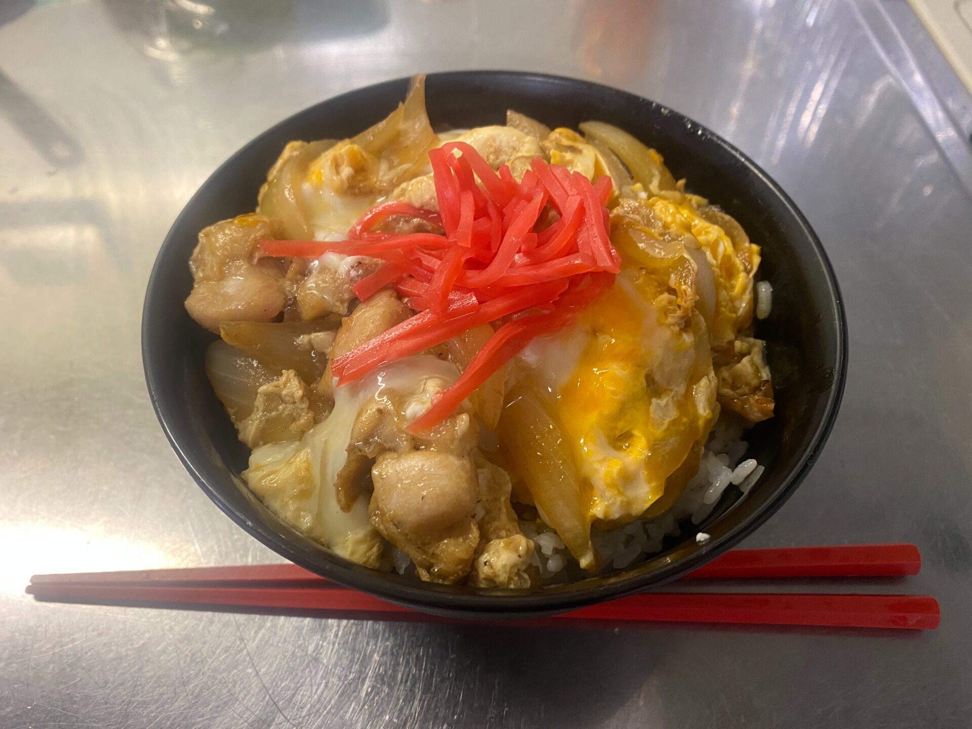 自家製の親子丼の画像